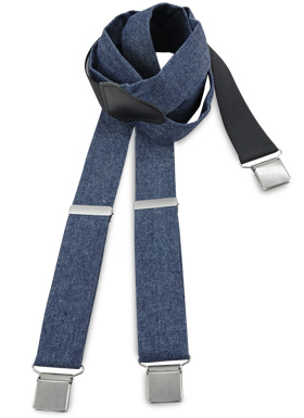 hosentrager denim blau